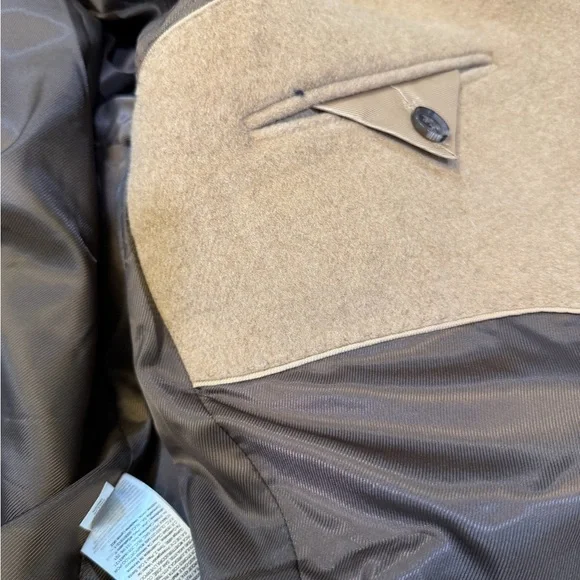 Wool Men's Tan Overcoat - Brand new - Picture 8 of 9